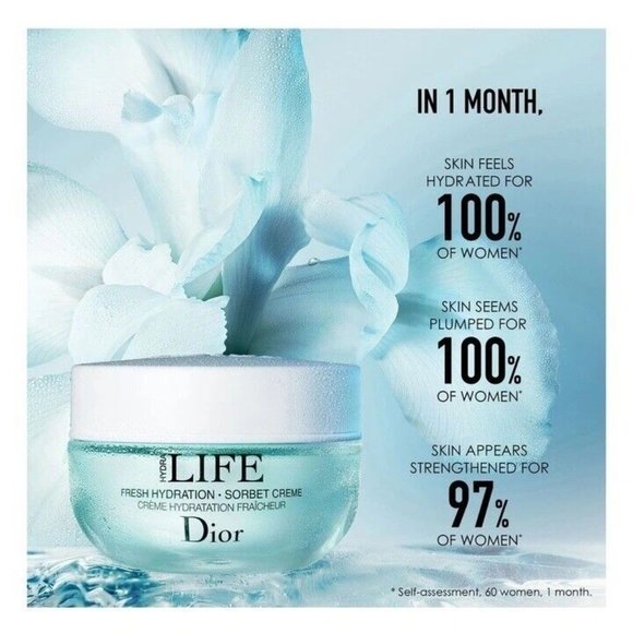 DIOR HYDRA LIFE HYDRATION RESCUE INTENSE SORBET CRÈME. BNIB. 50ml. RRP$ - Picture 7 of 8